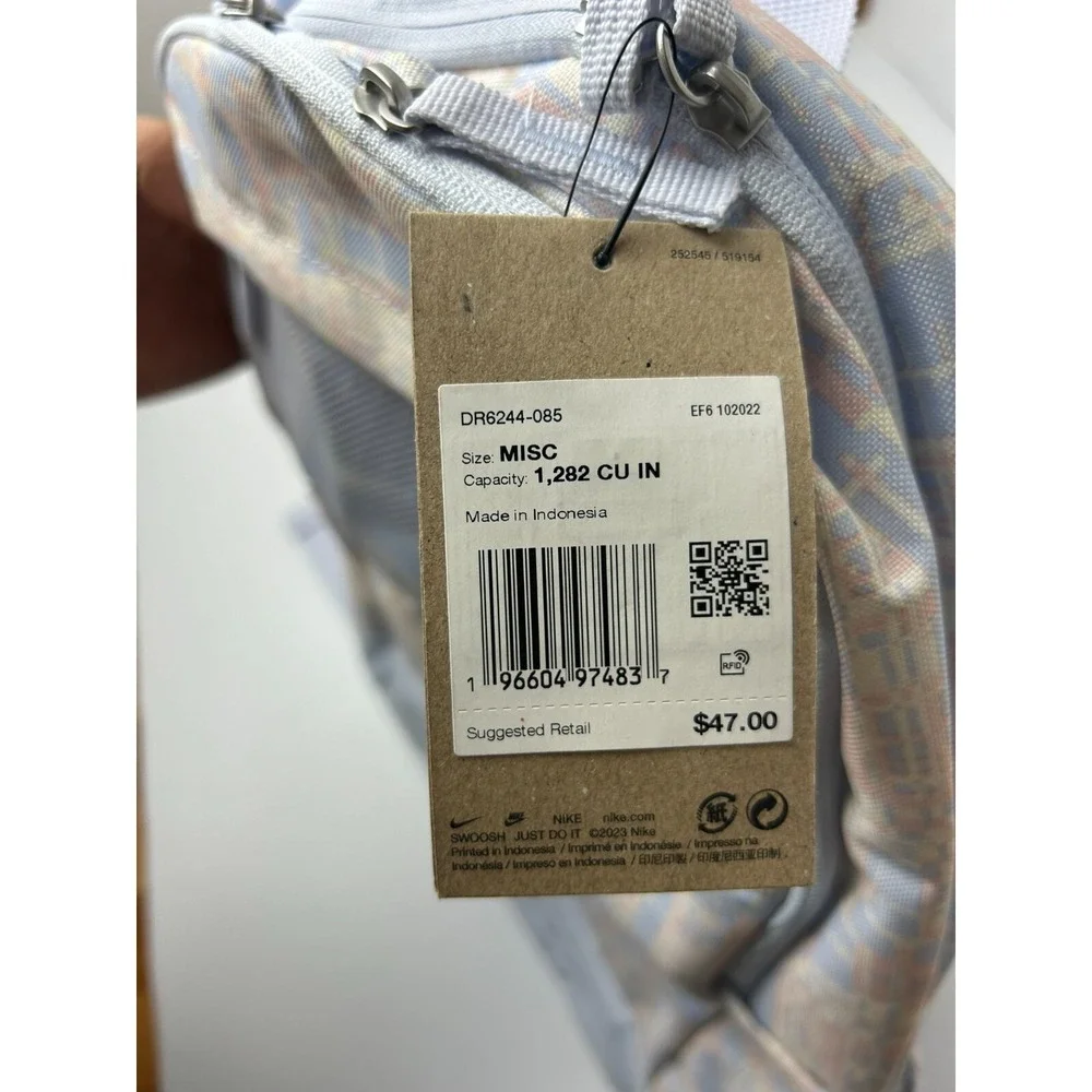 Nike Unisex Adult Backpack Elemental (21L) Multicolor Blue DR6244-085